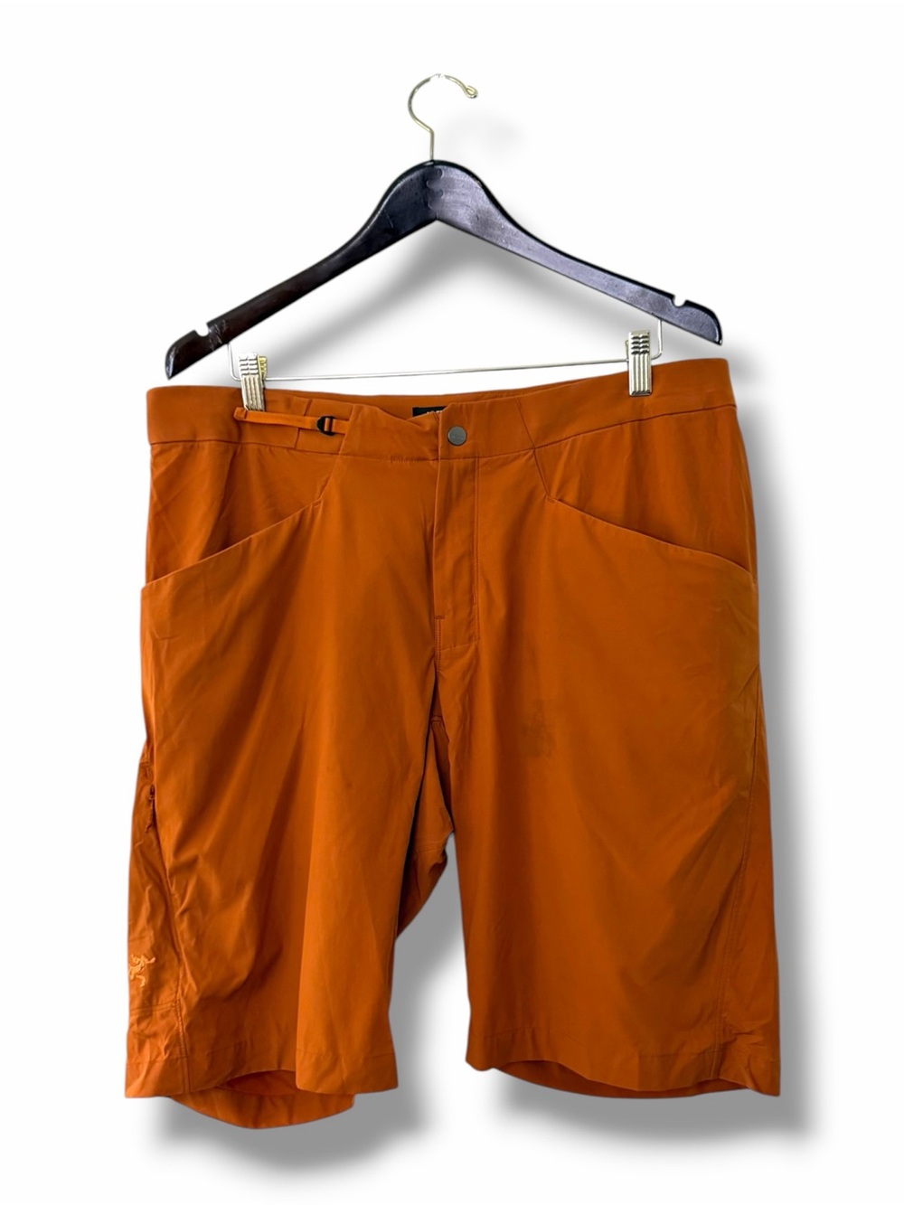 Arc'teryx Men's Orange Konseal Lightweight Shorts 11” Gorpcore Climbing Size 36